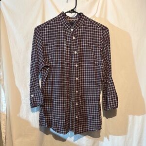 Tommy Hilfiger Blue and Red Button Down Shirt